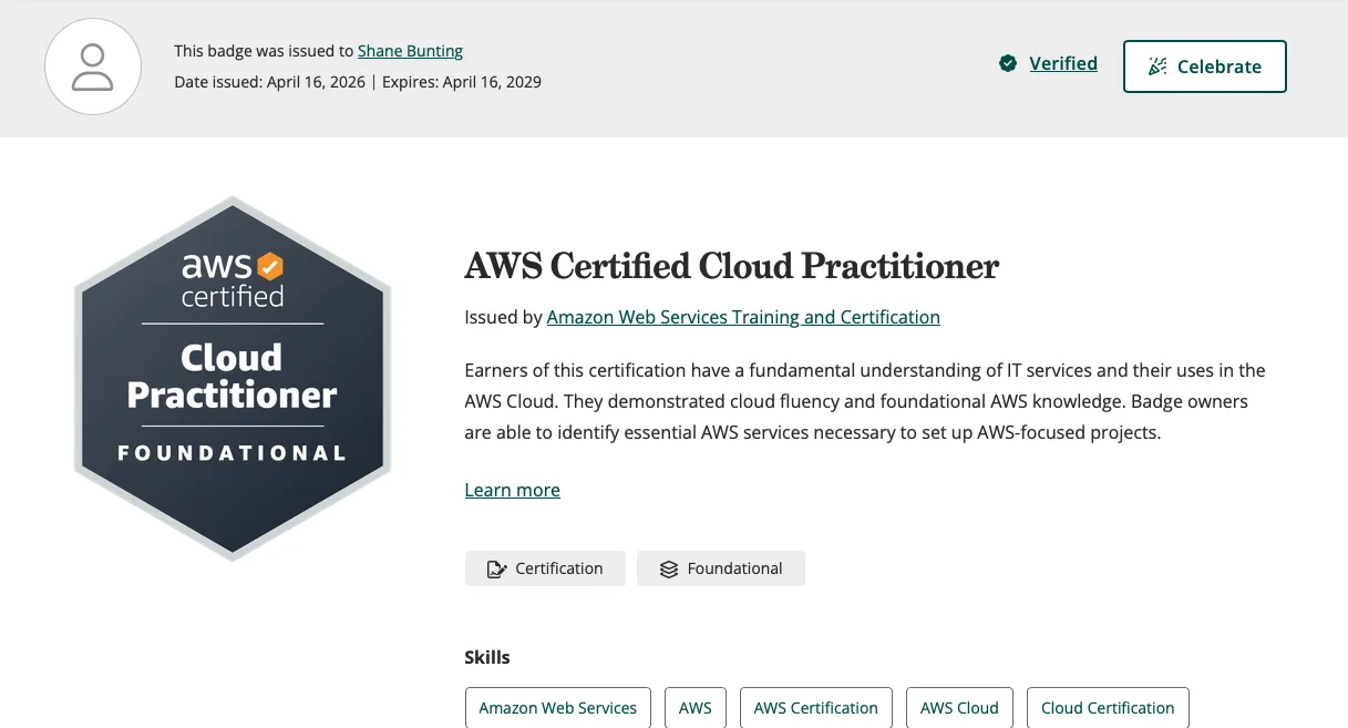 AWS Cloud Practitioner